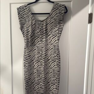 Diesel Zebra Print Sleeveless Dress